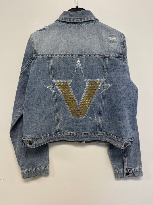 Licensed Game Day Jacket, Denim, Vanderbilt Star V